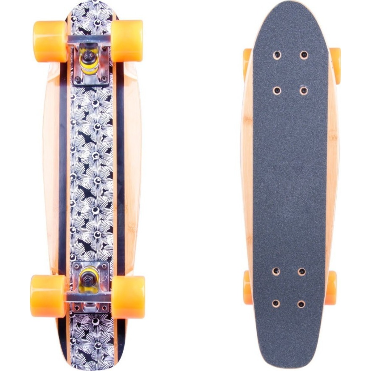 Worker Bambo 22" pennyboard no bambusa un Kanādas kļavas, violets