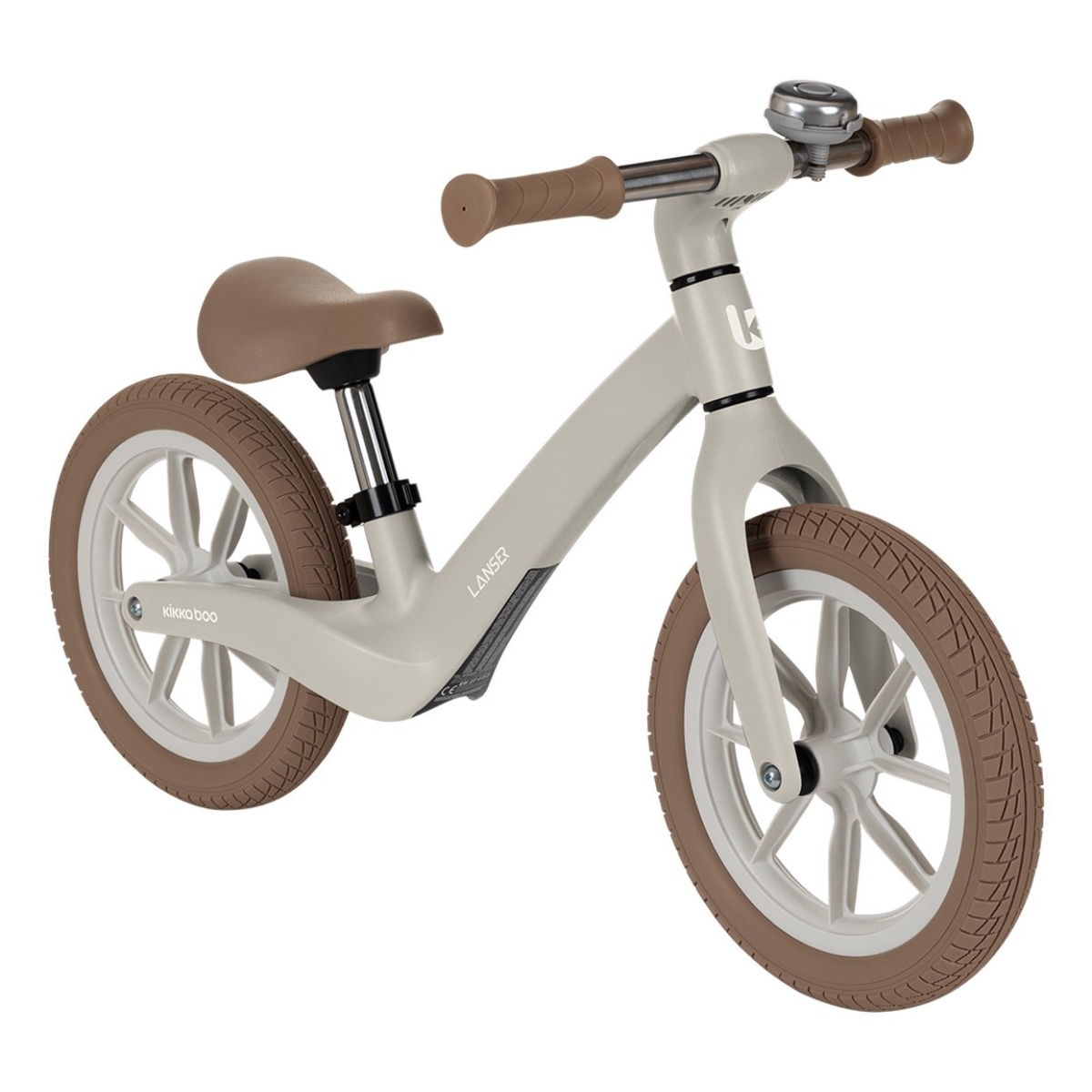 Bērnu līdzsvara velosipēds Lanser, bēšs