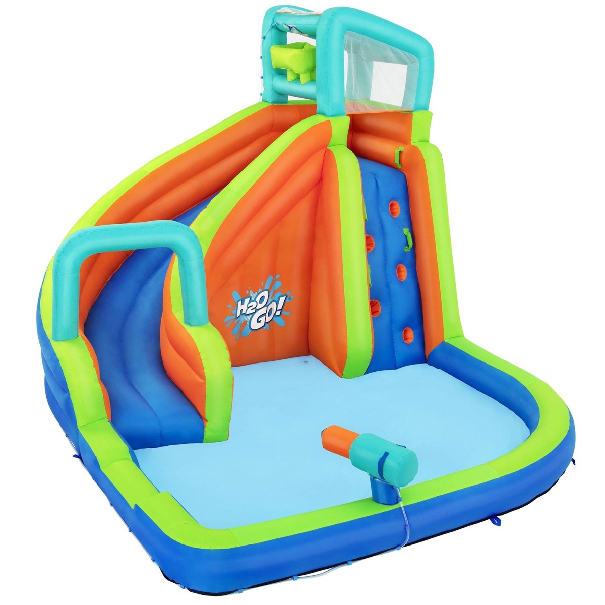 Mega Park piepūšamā rotaļu pils ar bērnu baseinu 365 x 320 x 2