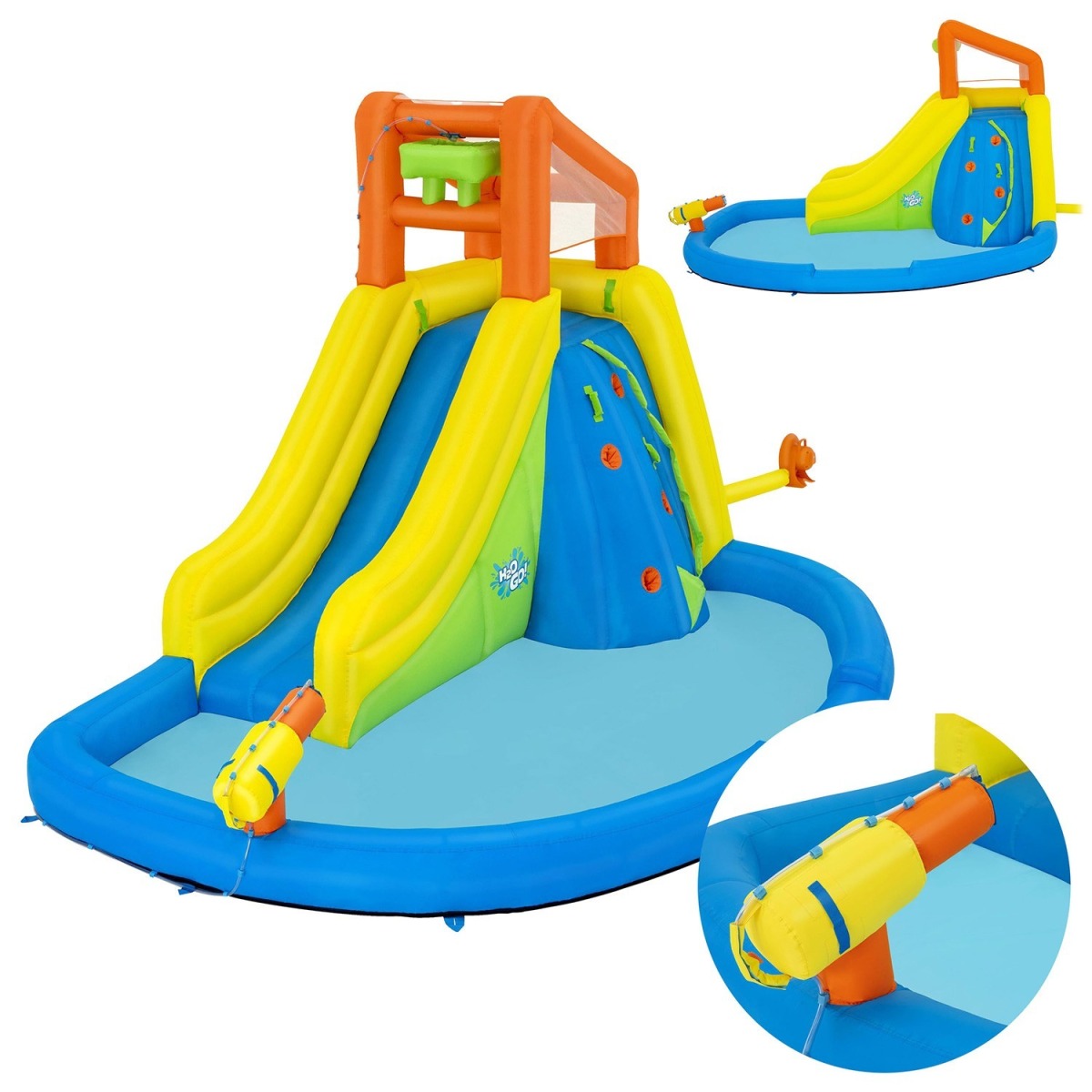 Mega Park piepūšamā rotaļu pils ar bērnu baseinu 435 x 286 x 2