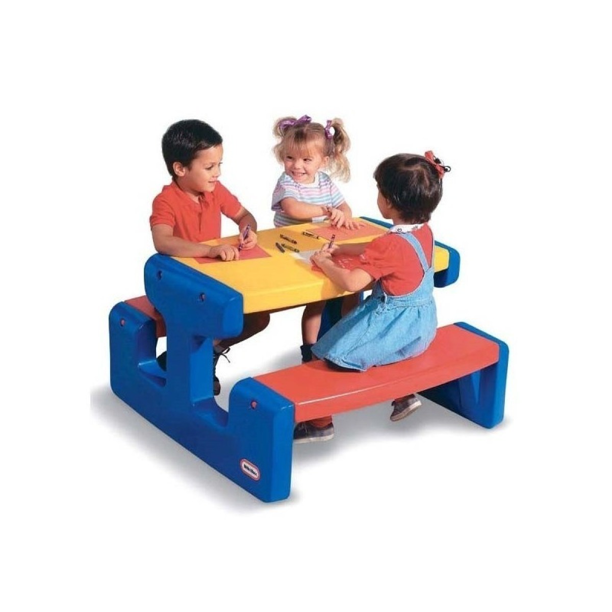 Little Tikes liels zils piknika galds