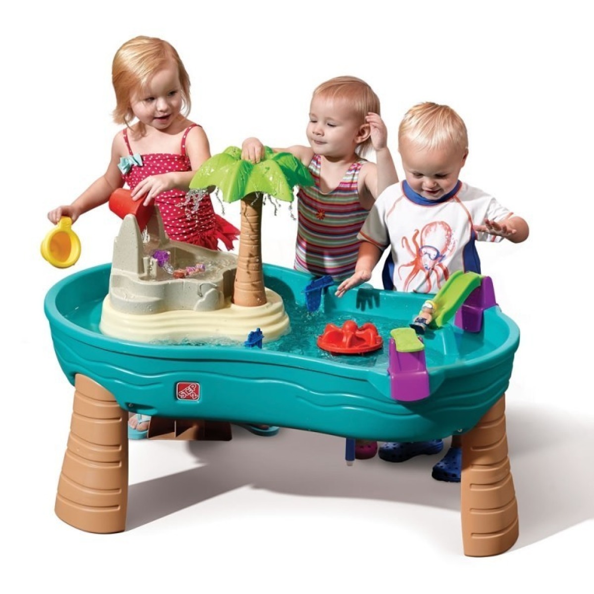 Step2 Splish Splash Seas™ ūdens rotaļu galds ar saliņu un piederumiem