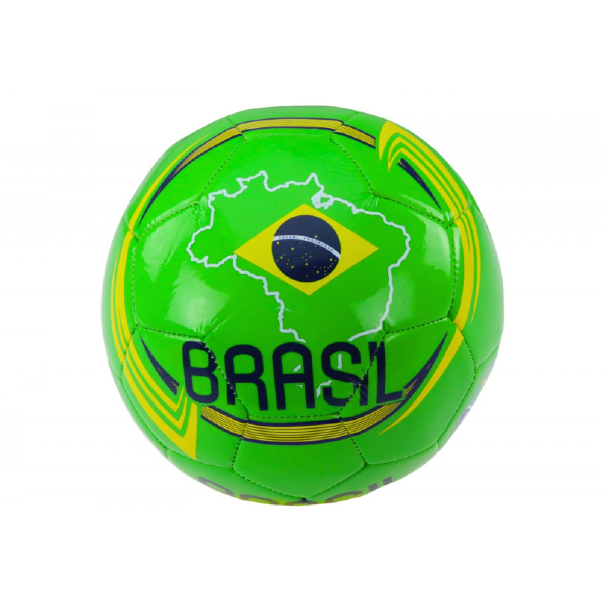 Futbola bumba ar Brazīlijas karogu, 5. izmērs, 24 cm