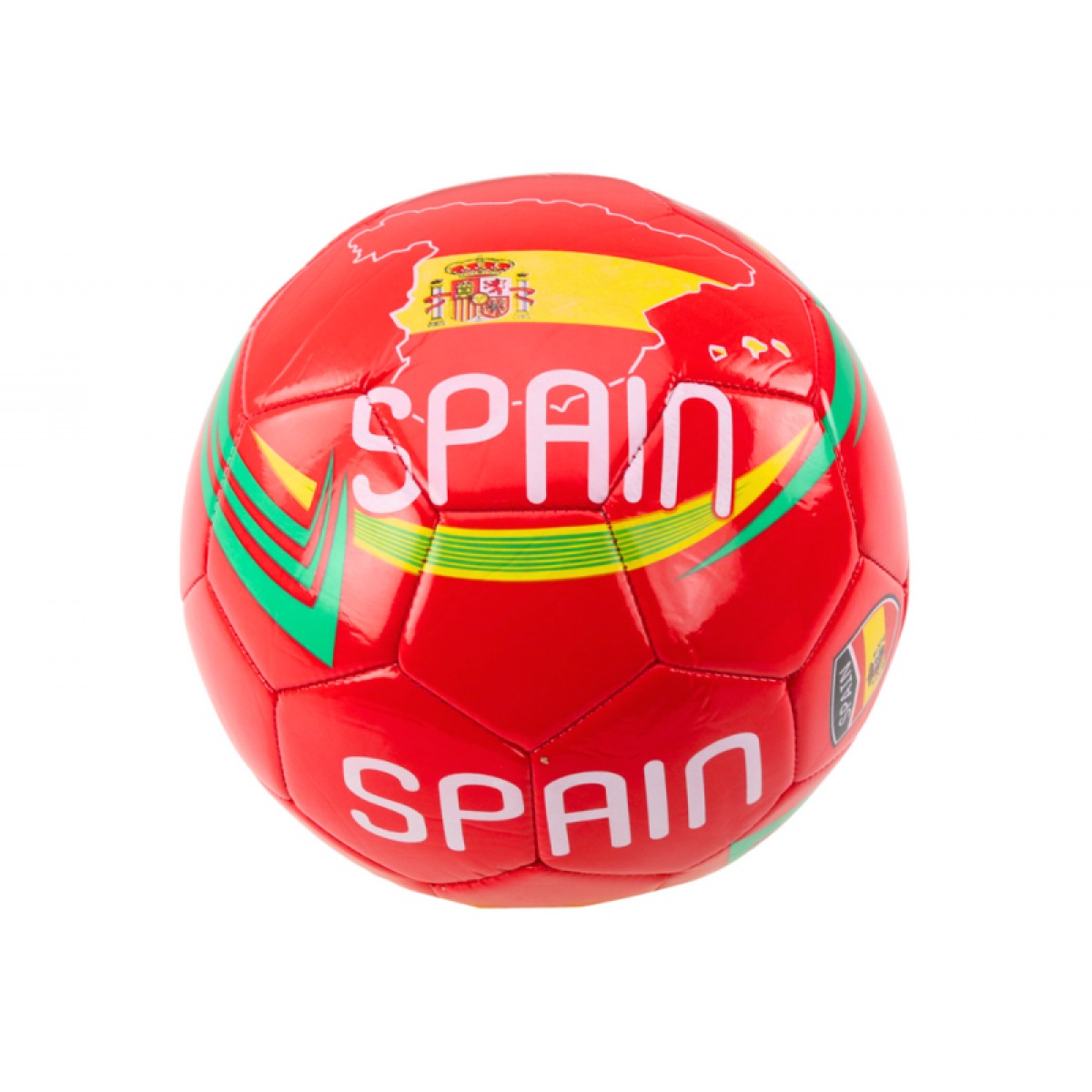 Futbola bumba ar Spānijas karogu, 24 cm, 5. izmērs