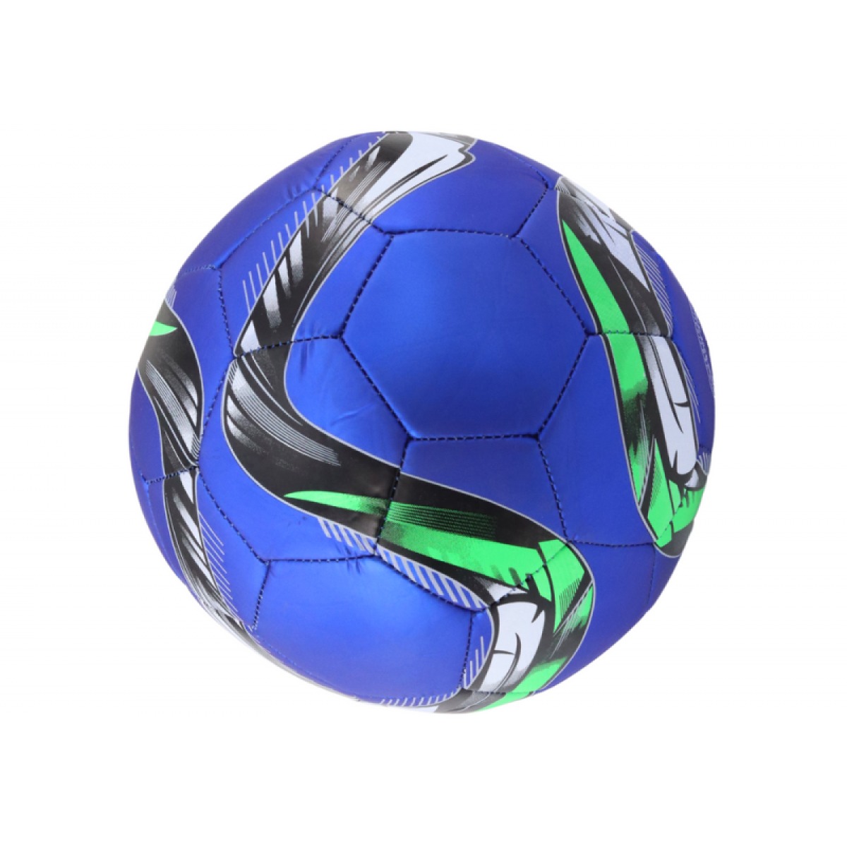 Futbola bumba, 5. izmērs, 24 cm, zaļš raksts