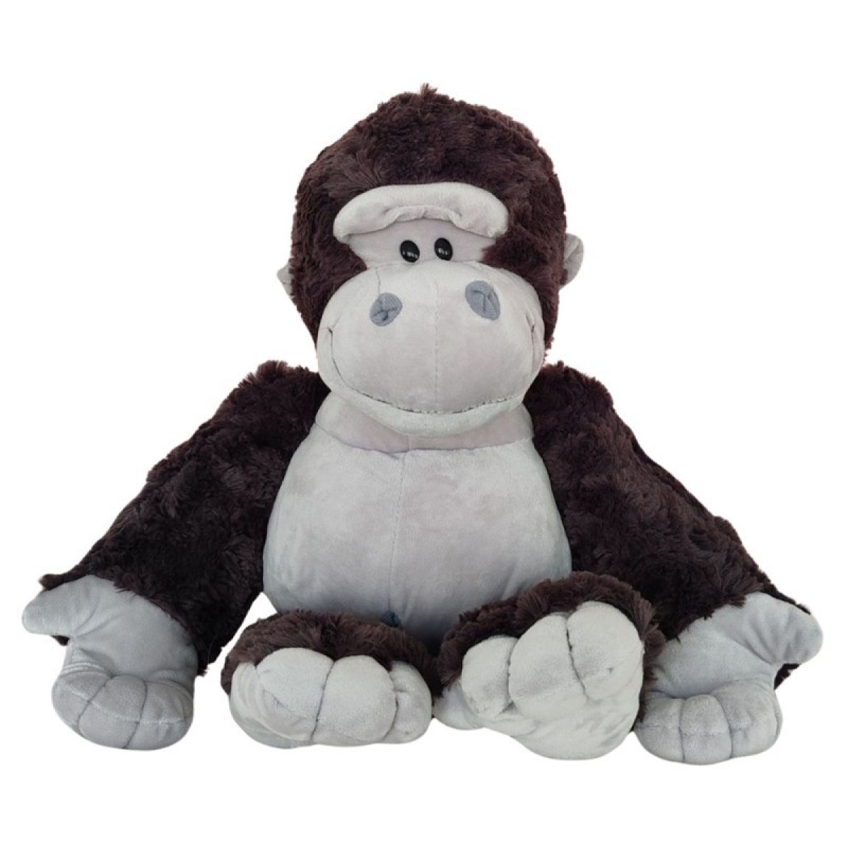 Tumši brūna gorilla mīkstā rotaļlieta 22 cm