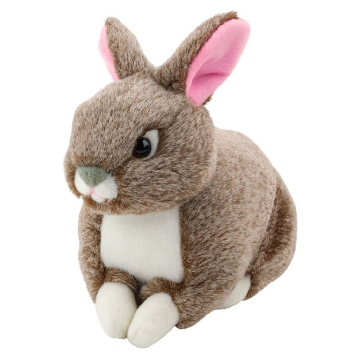 Brūns plīša zaķis, 20cm