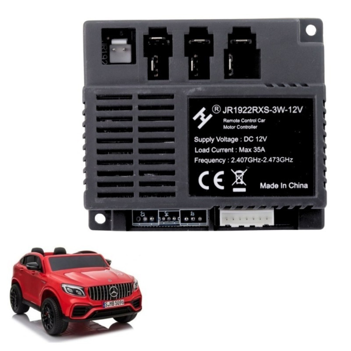 Vadības modulis JR1922RXS-3W-12V bērnu elektromobilim XMX608