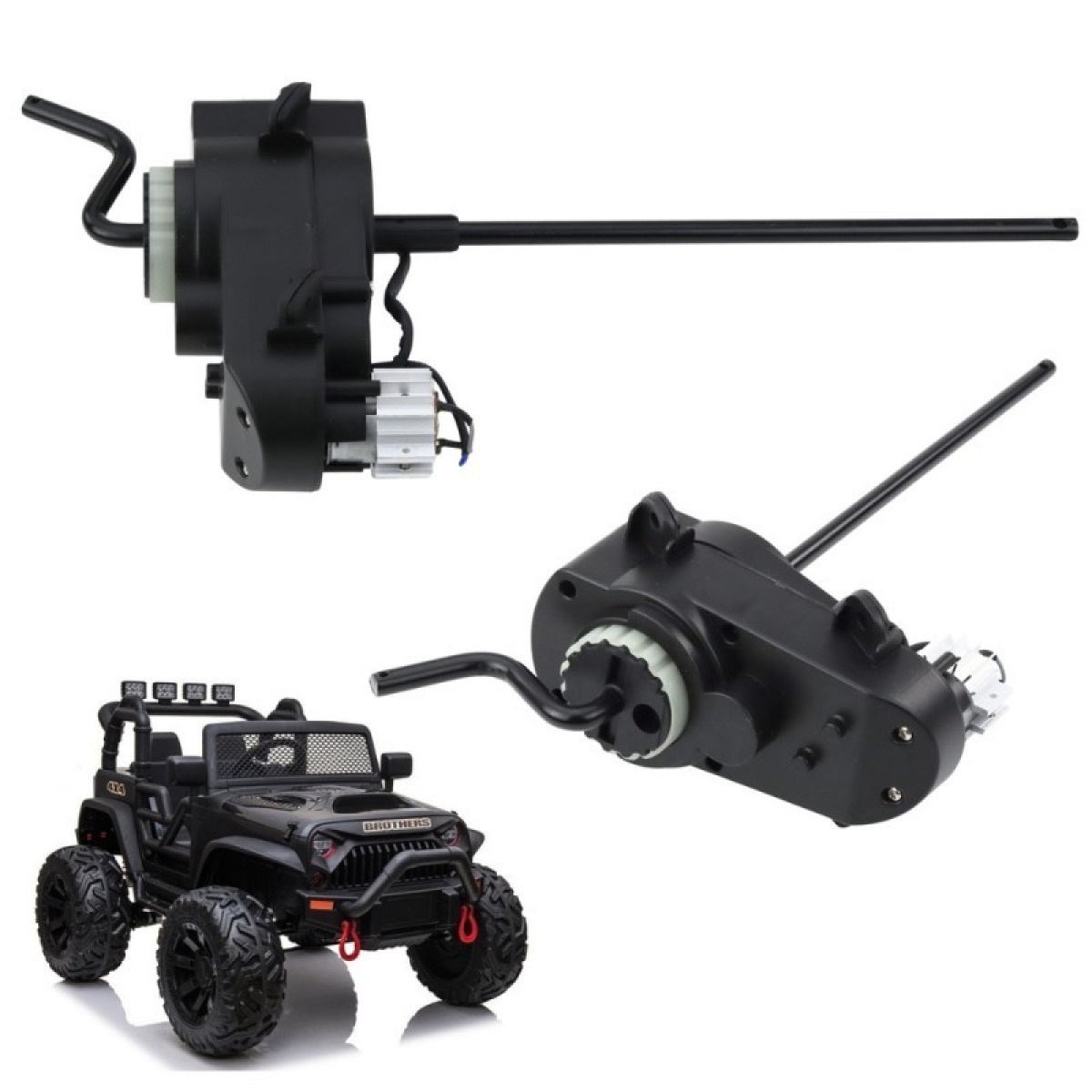 24 V stūres motors JC666 bērnu elektriskajam automobilim