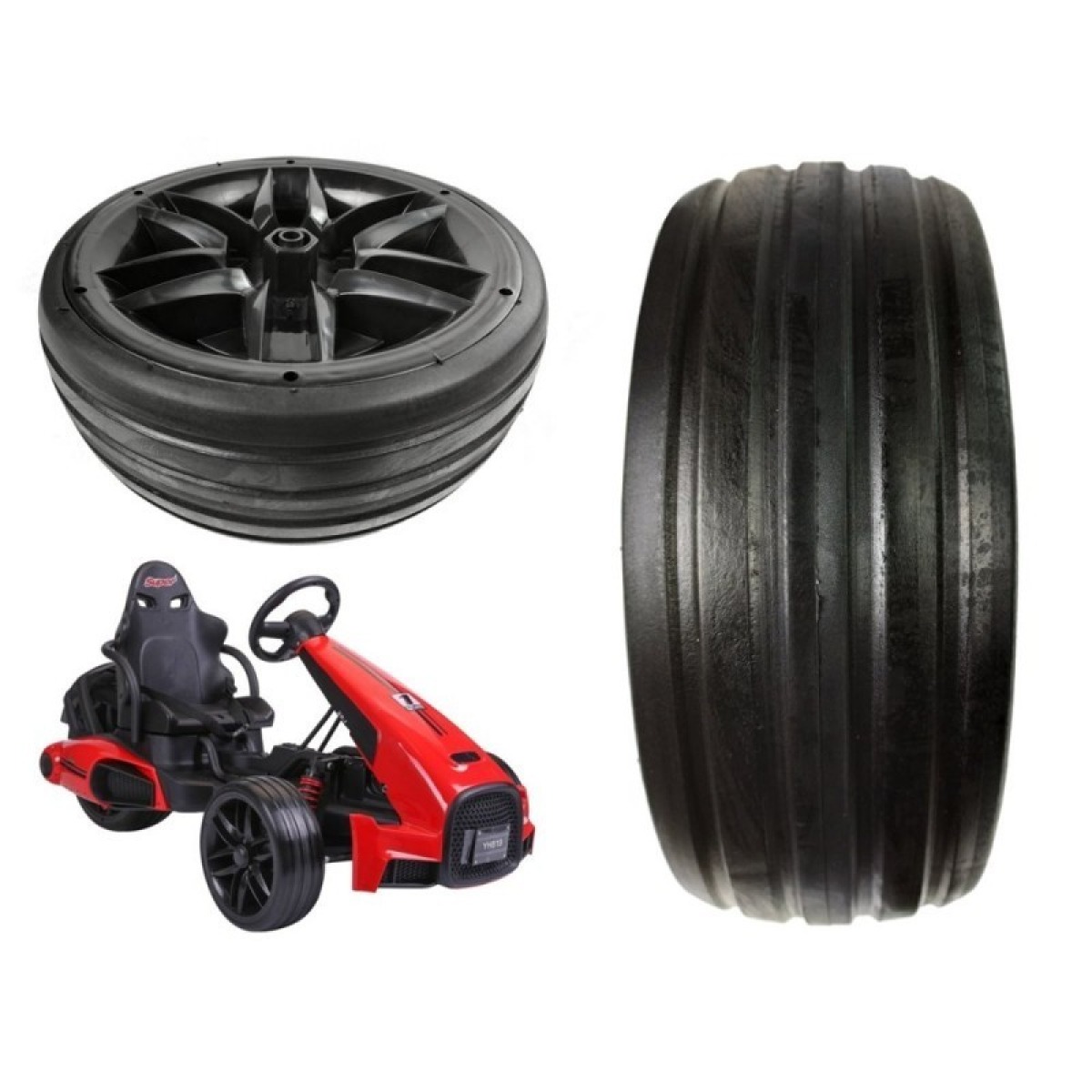 Aizmugurējais ritenis Go Kart CH9939