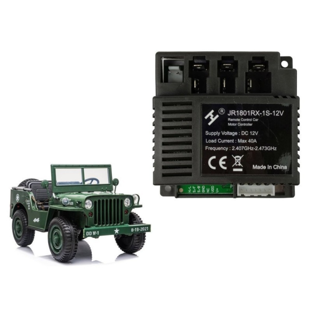 JH101 centrālais modulis JR1801RX-1S-12V