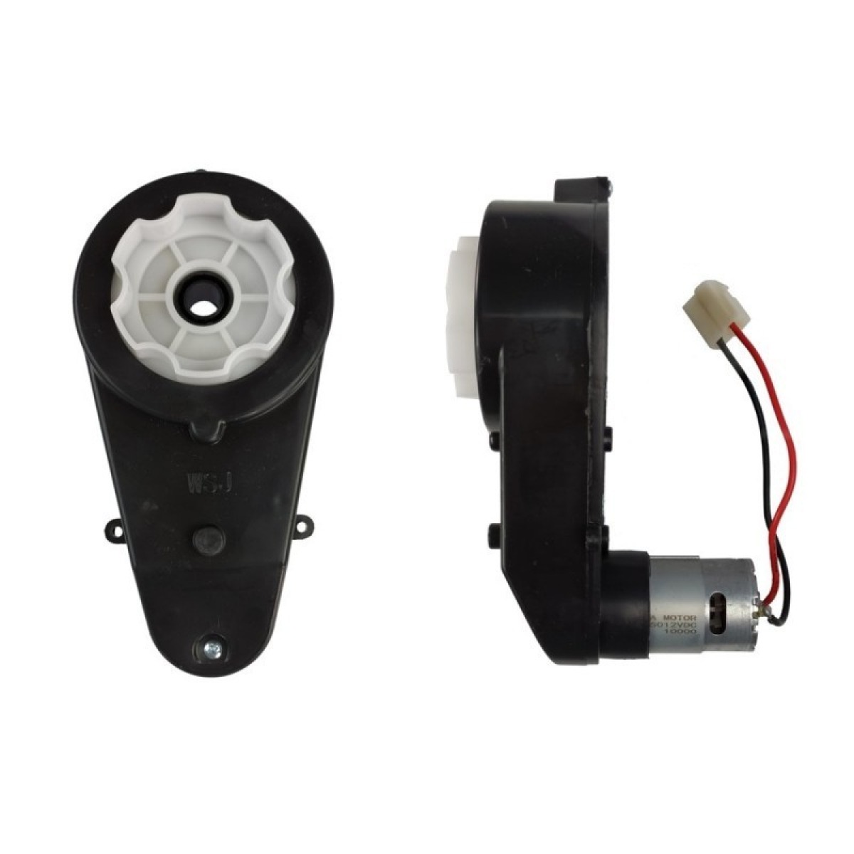 Motors ar reduktoru 12 V, 10 000 apgr./min bērnu elektromobilim