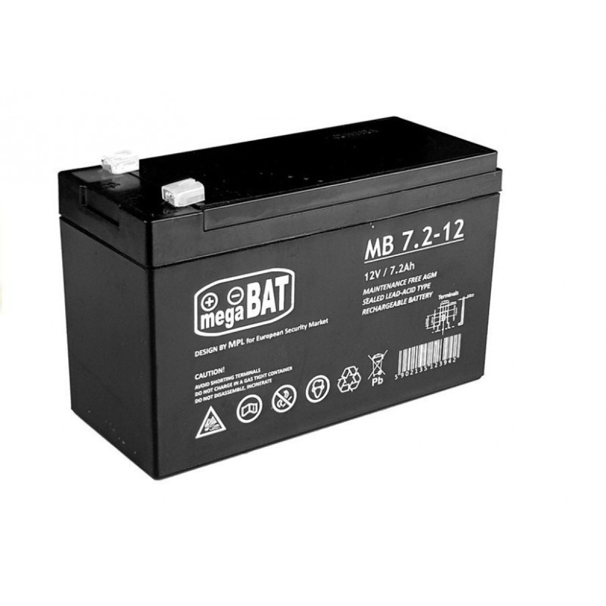 12 V 7,2 Ah gēla akumulators bērnu elektroauto