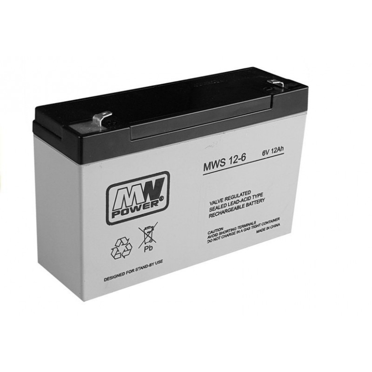 AGM gēla akumulators 6 V 12 Ah