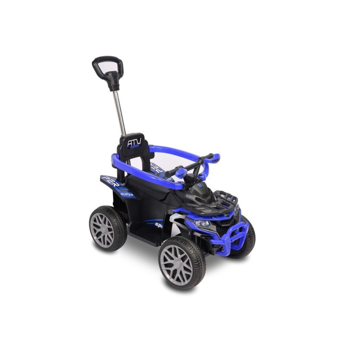 Stumjamā automašīna ar rokturi MOVIX BLUE