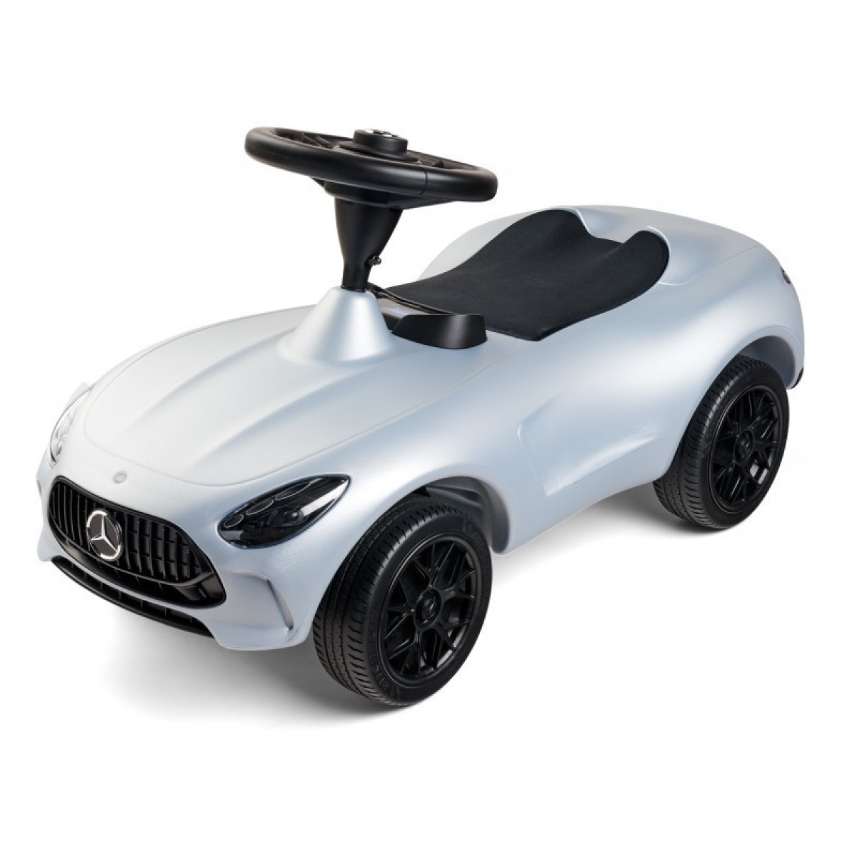 BIG Bobby Car Mercedes-AMG GT stumjamā automašīna, balta – no 18 mēnešiem