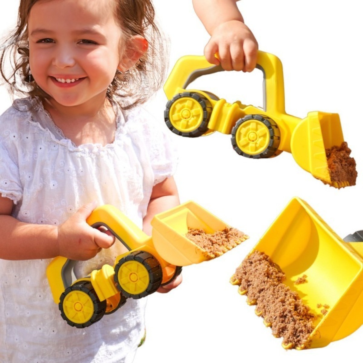 BIG Power Worker Griffy ekskavators — ideāls pirmais būvniecības transportlīdzeklis