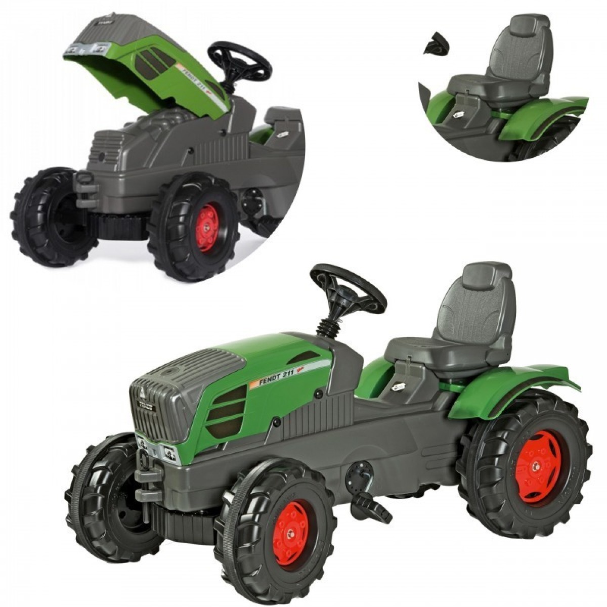 Rolly Toys Fendt 211 Big Fendt pedāļu traktors – rollyFarmTra