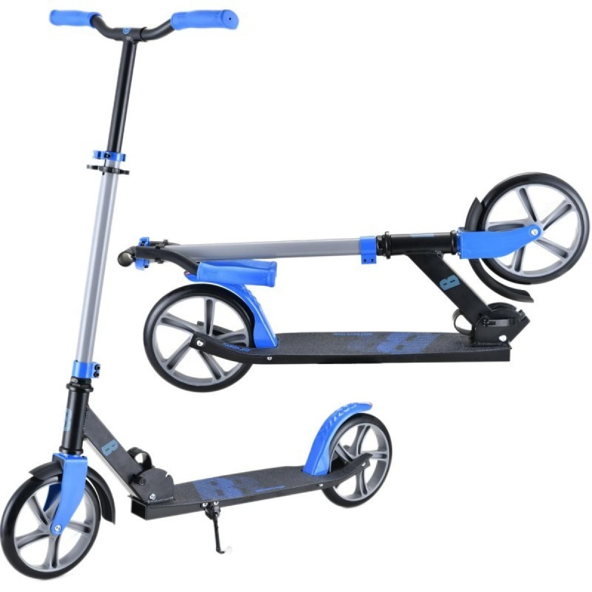 Saliekams bērnu skrejritenis ENERO 200 mm, zils