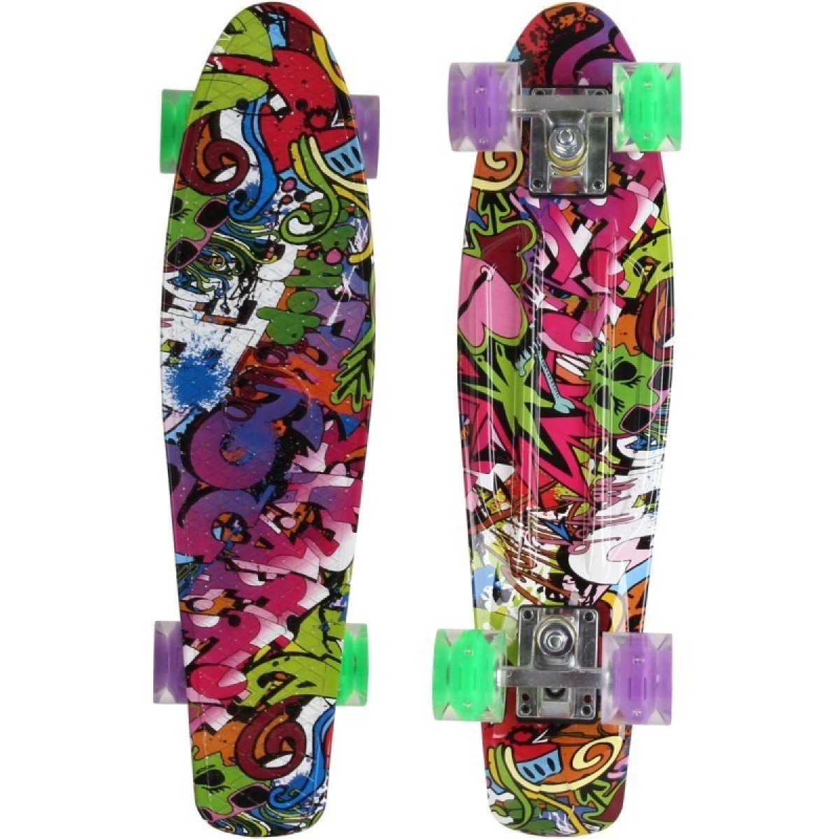 Plastmasas skrituļdēlis 22 ENERO GRAFFITI LED