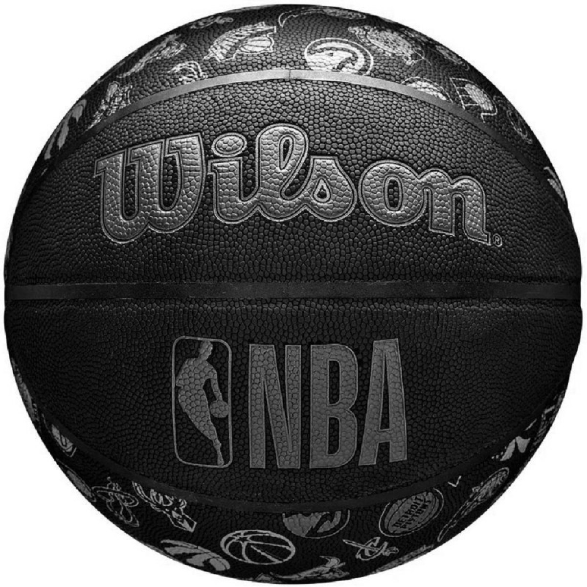 WILSON NBA visu komandu melni zila basketbola bumba, 7. izmērs