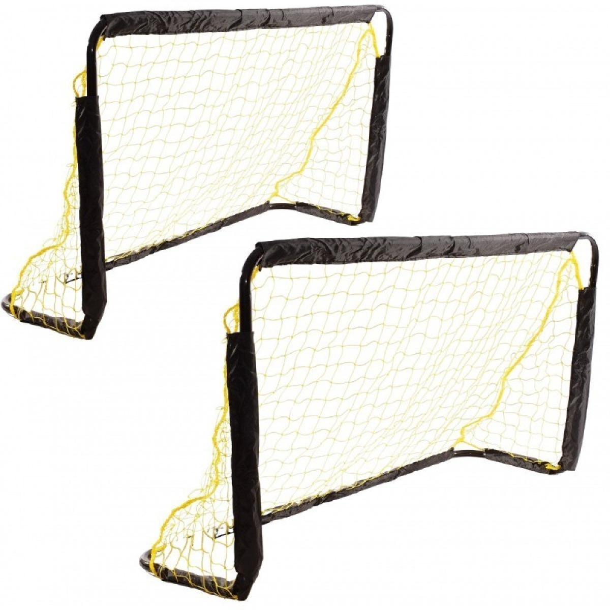 2 TK futbola vārtu komplekts ar tīklu 120x70x40 CM