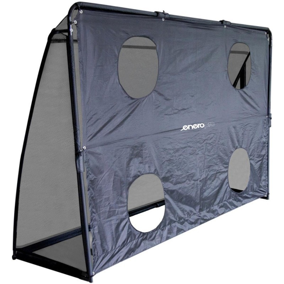 Futbola vārti ar tīklu un precizitātes mērķi 240x160x80CM Enero Pro