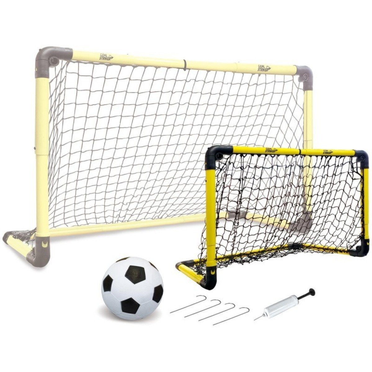FUTBOLA VĀRTI 91X43X61CM – 36X17X24CM, AR REGULĒJAMU AUGSTUMU UN PLATUMU