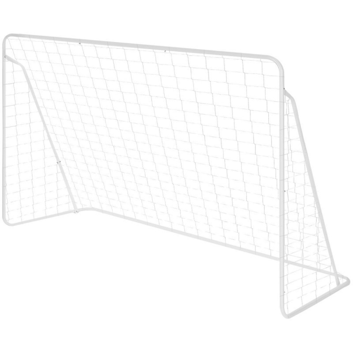 ENERO futbola vārti ar tīklu 240x150x90cm, FI 25 un 22 mm