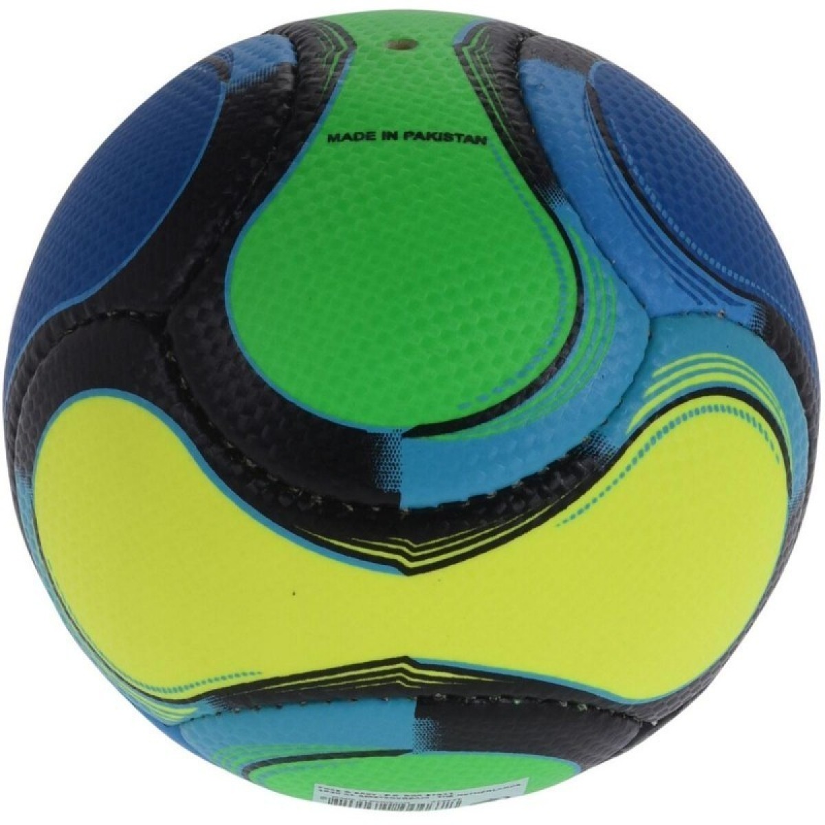BULL MINI zila/dzeltena futbola bumba, 1. izmērs