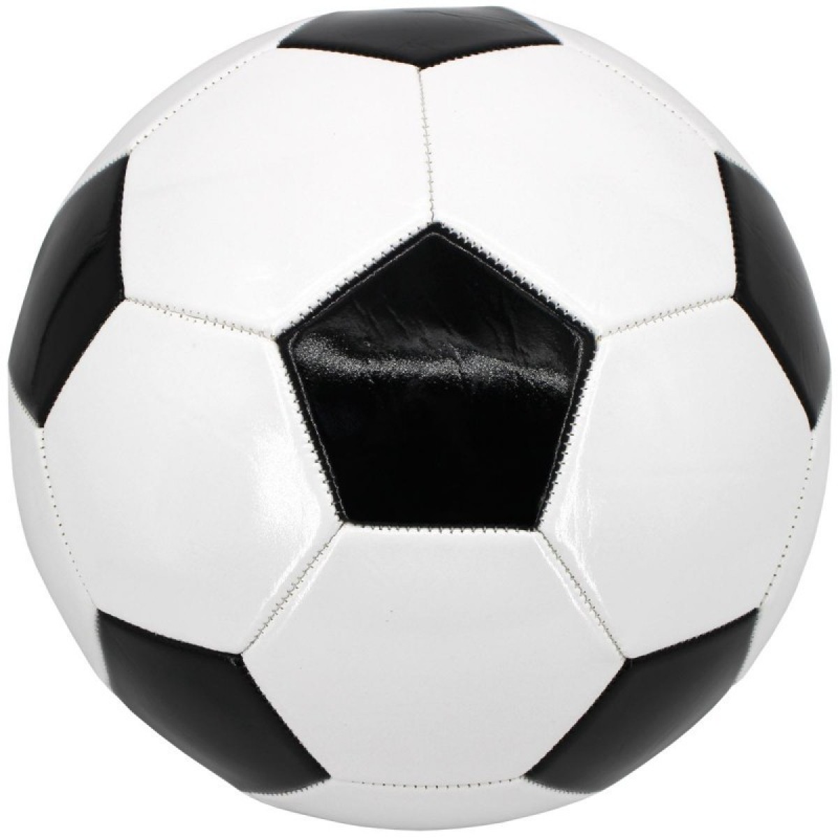 Balta un melna ENERO Y.5 futbola bumba ar mārītes rakstu
