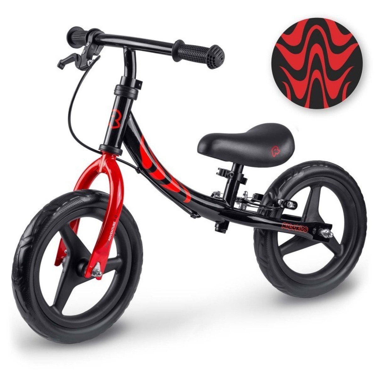 Ricokids Fun Adventure līdzsvara velosipēds bērniem