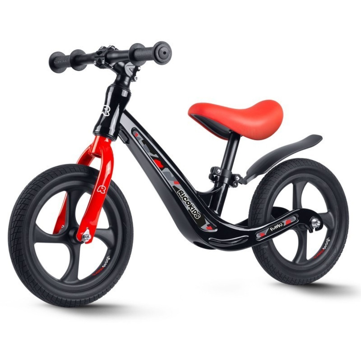 Ricokids FUNNU magnija līdzsvara velosipēds, 12" EVA riteņi