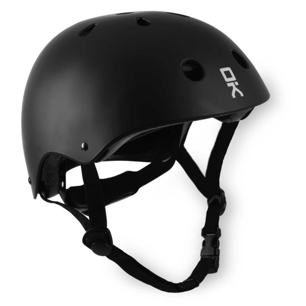 SOKE K1 bērnu sporta ķivere, matēti melna, M izmērs (54-58 cm)