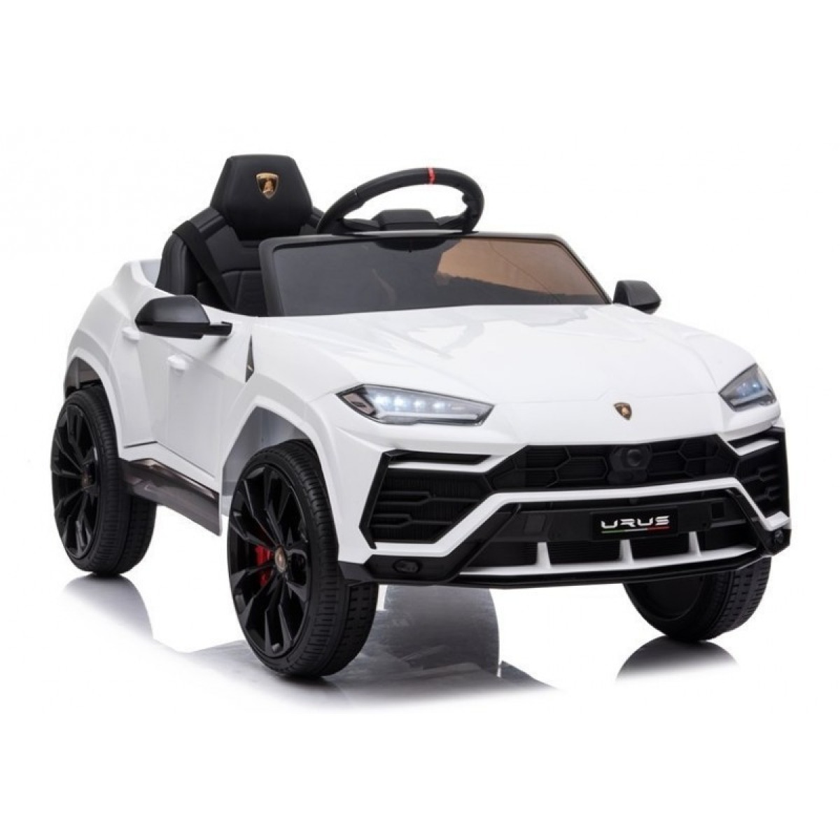 Lamborghini Urus balts – bērnu elektromobilis