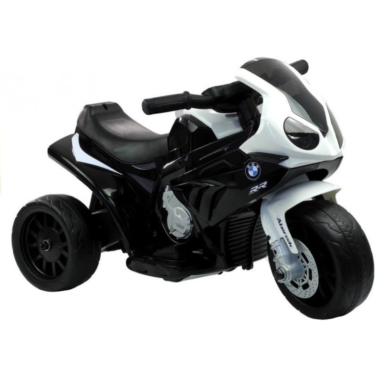 Melns BMW S1000RR bērnu elektriskais motocikls