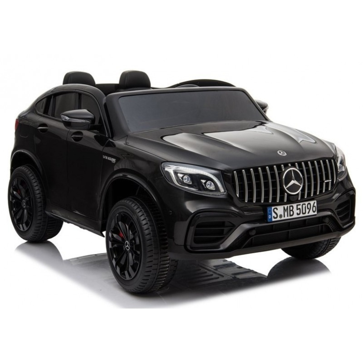 Mercedes GLC 63S QLS elektriskais bērnu auto, melns