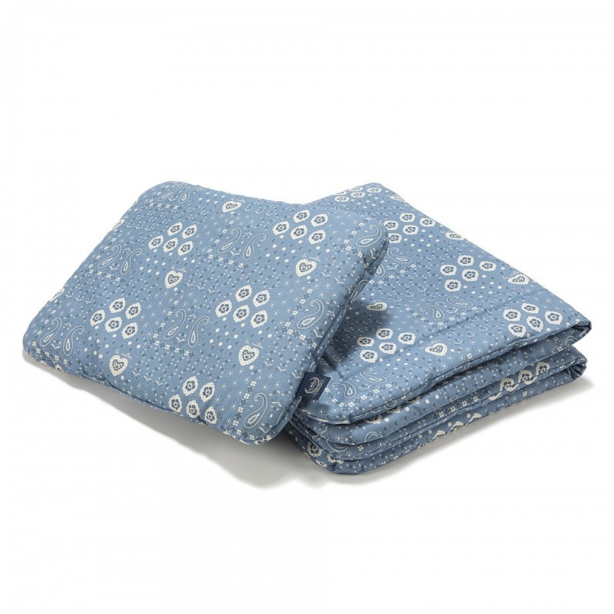 Kokvilnas gultas veļas komplekts BANDANA DENIM