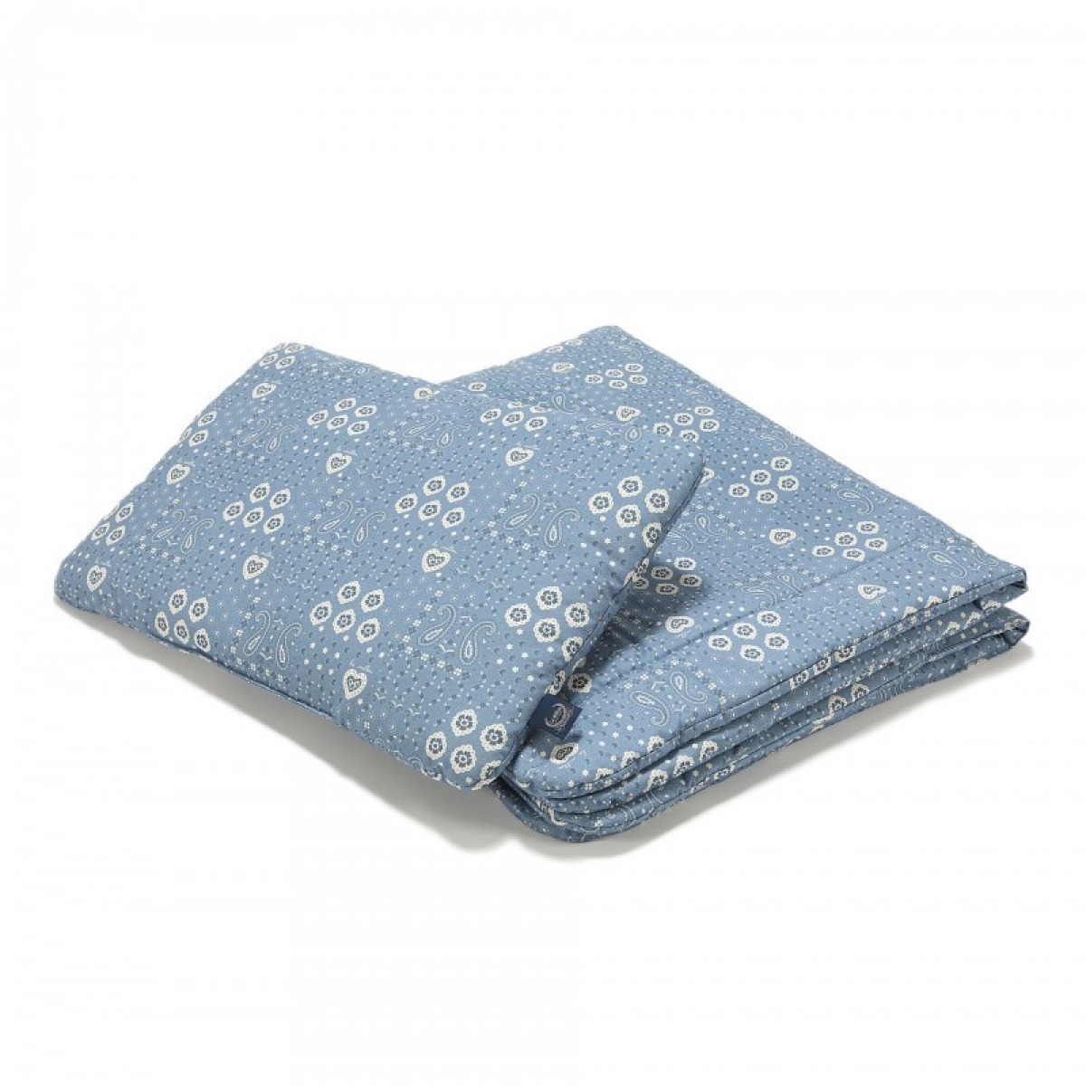 Kokvilnas gultas veļas komplekts BANDANA DENIM