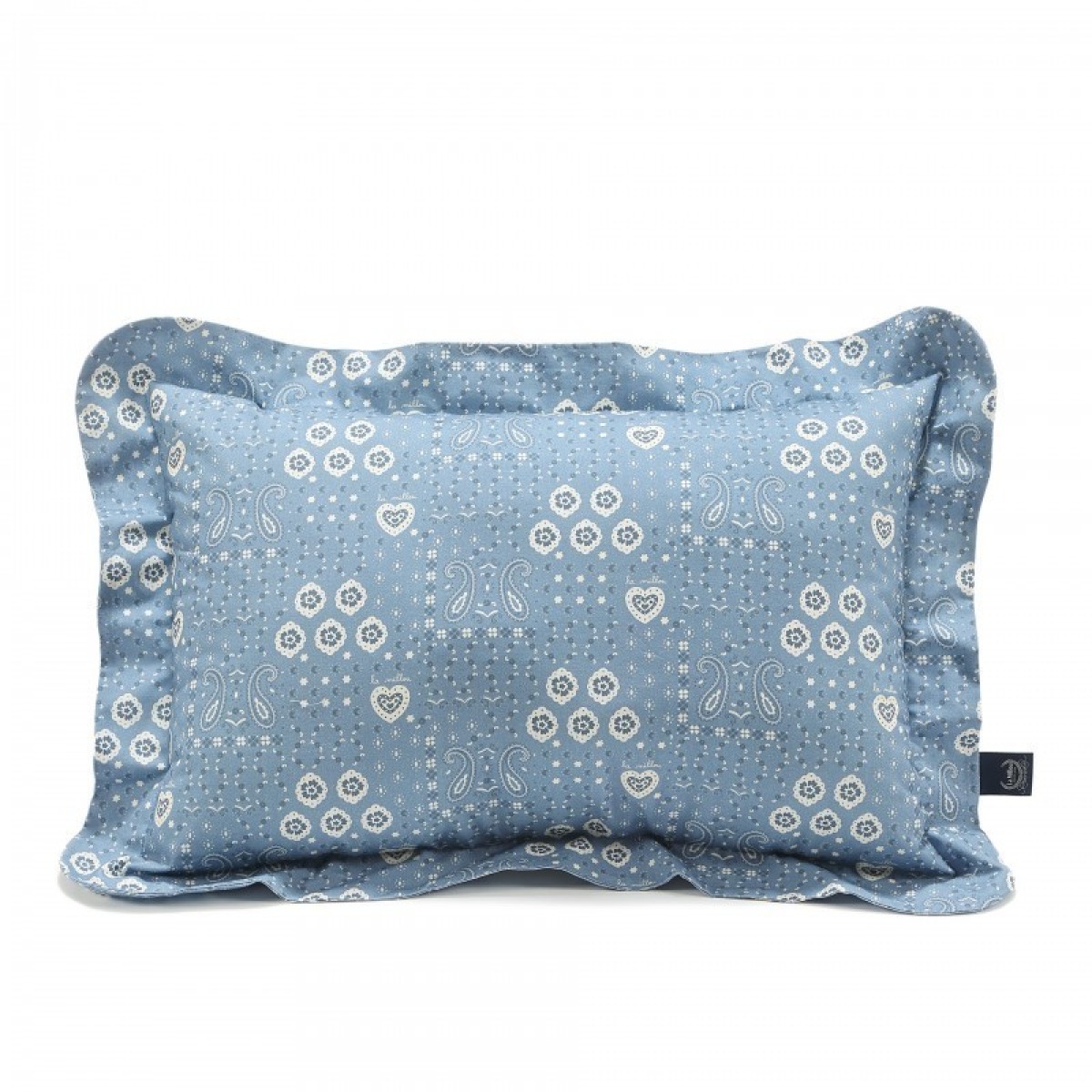 Bambusa spilvens gulēšanai, bambusa BANDANA DENIM