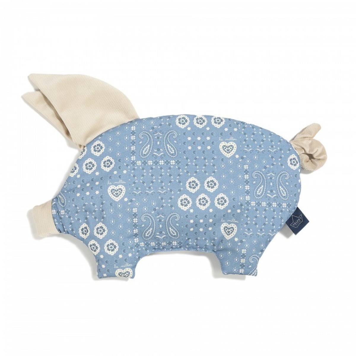 Spilvens Sleepy Pig Velvet BANDANA DENIM