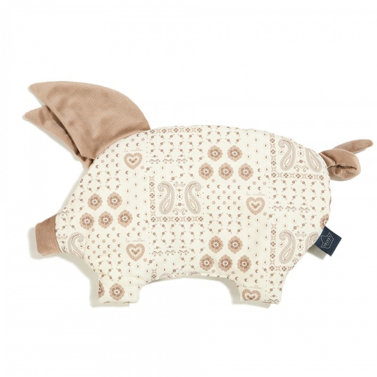 Spilvens Sleepy Pig Velvet BANDANA CREAM