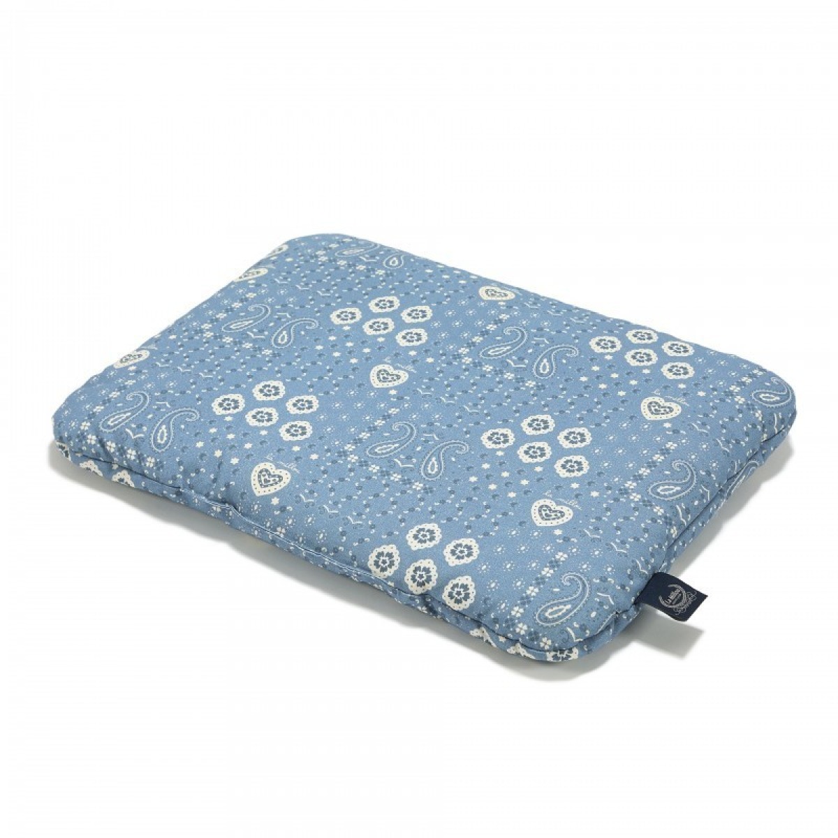 Kokvilnas guļamp spilvens BANDANA DENIM