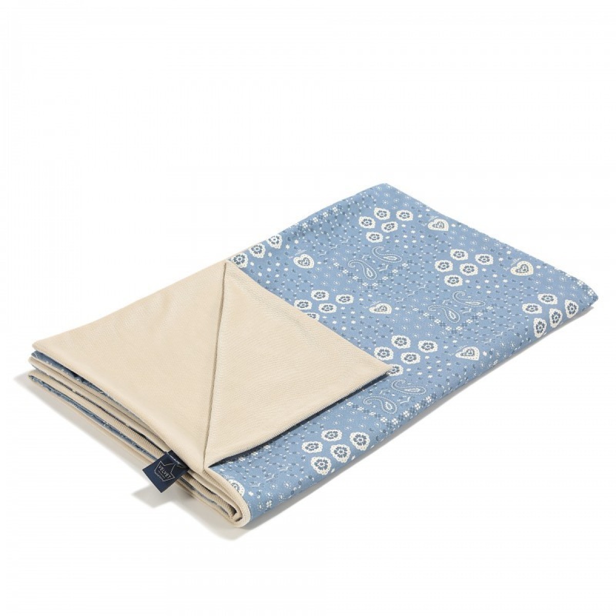 Velveta vieglā sega BANDANA DENIM, L, 110 x 140 cm