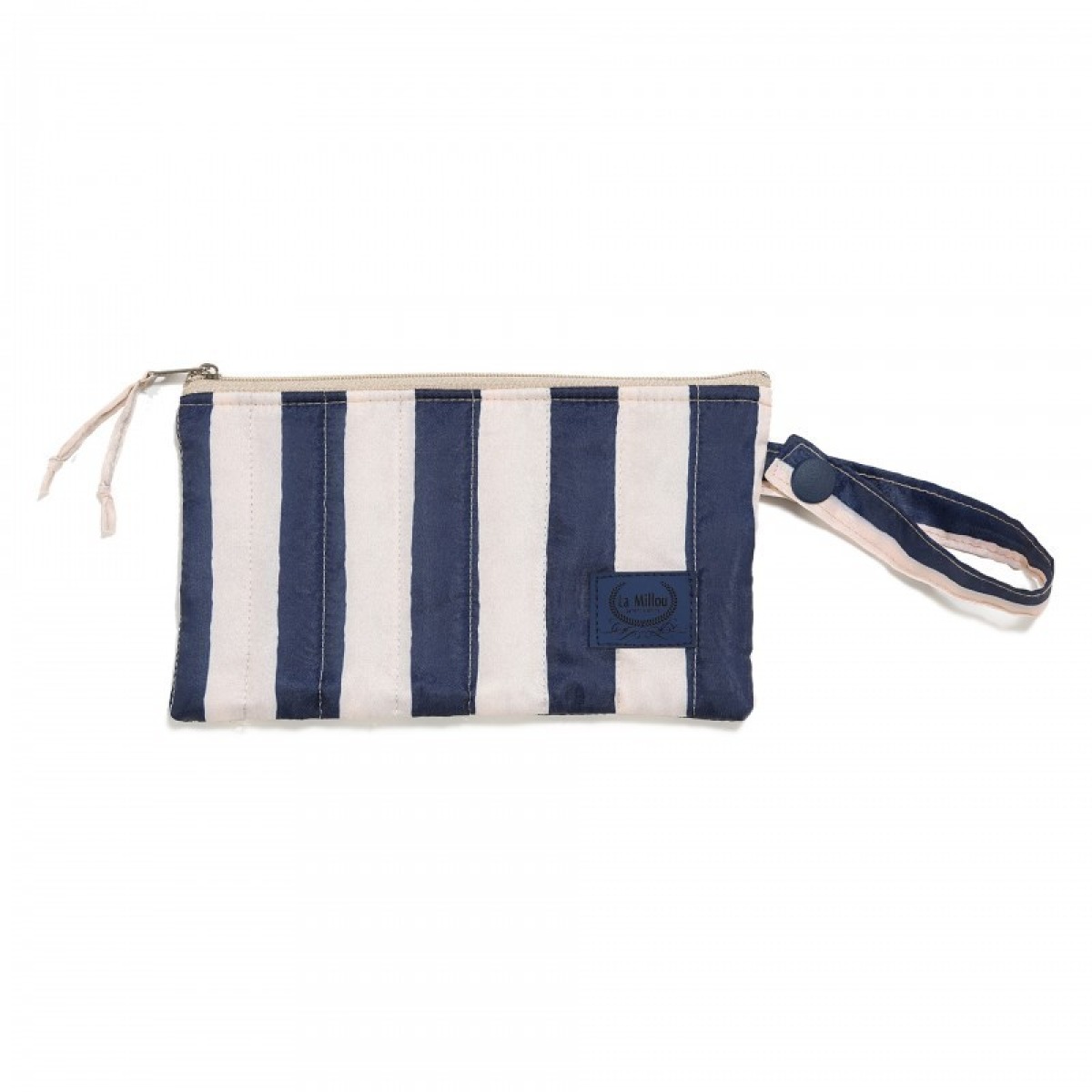 Polsterēta neilona somiņa STRIPES NAVY