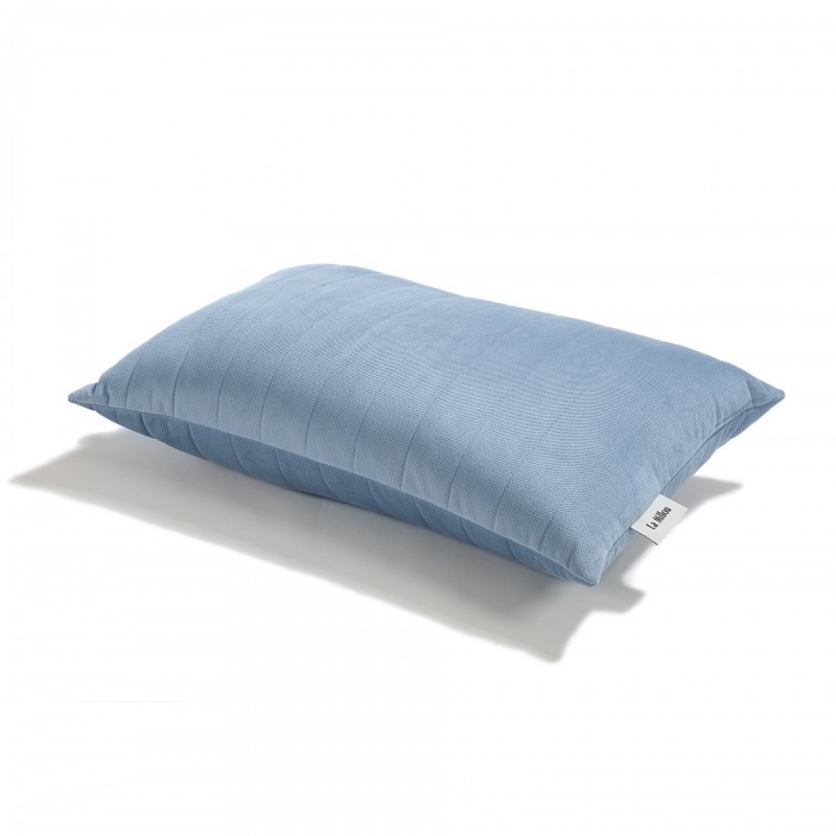 Stepēts samta spilvens 40x60 cm – Velvet Pure WIND BLUE