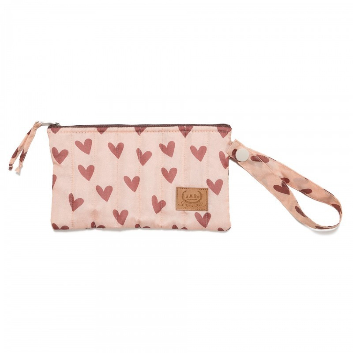 Tepitud nailonkott HEARTBEAT PINK