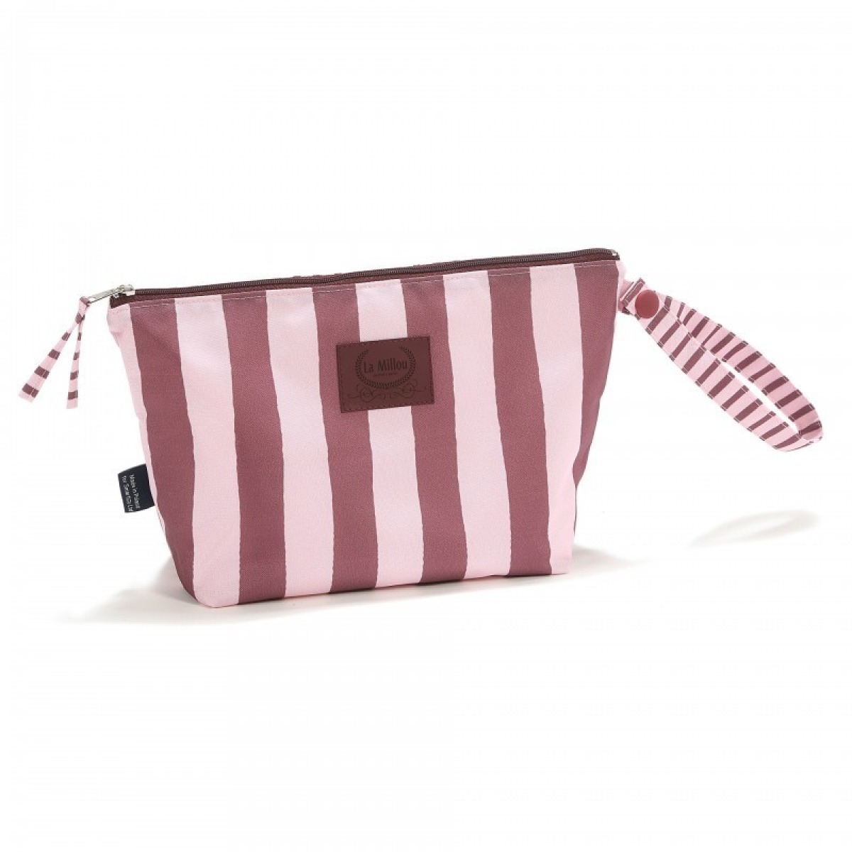 Ūdensnecaurlaidīga kosmētikas soma STRIPES PINK