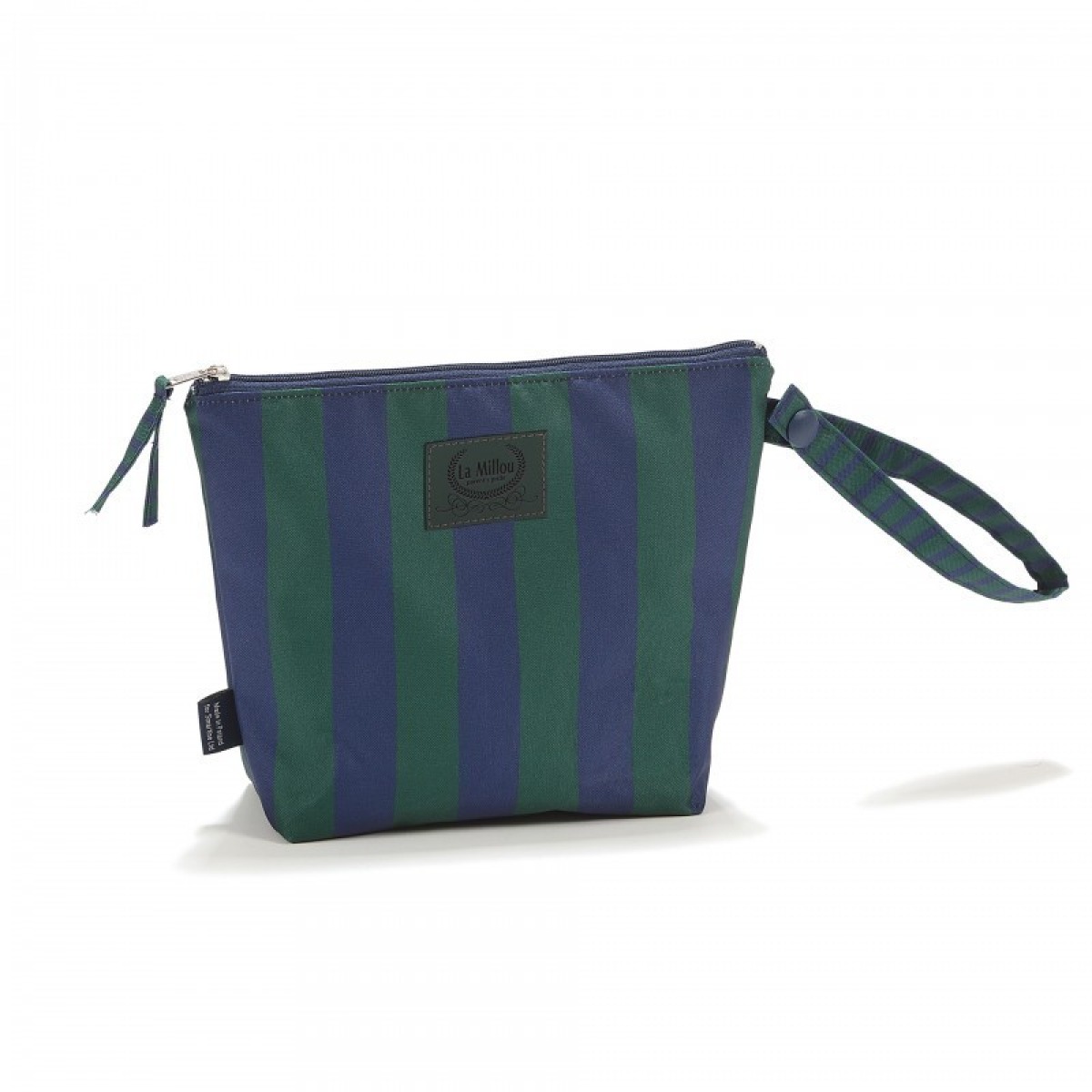 Ūdensnecaurlaidīga kosmētikas somiņa STRIPES GREEN