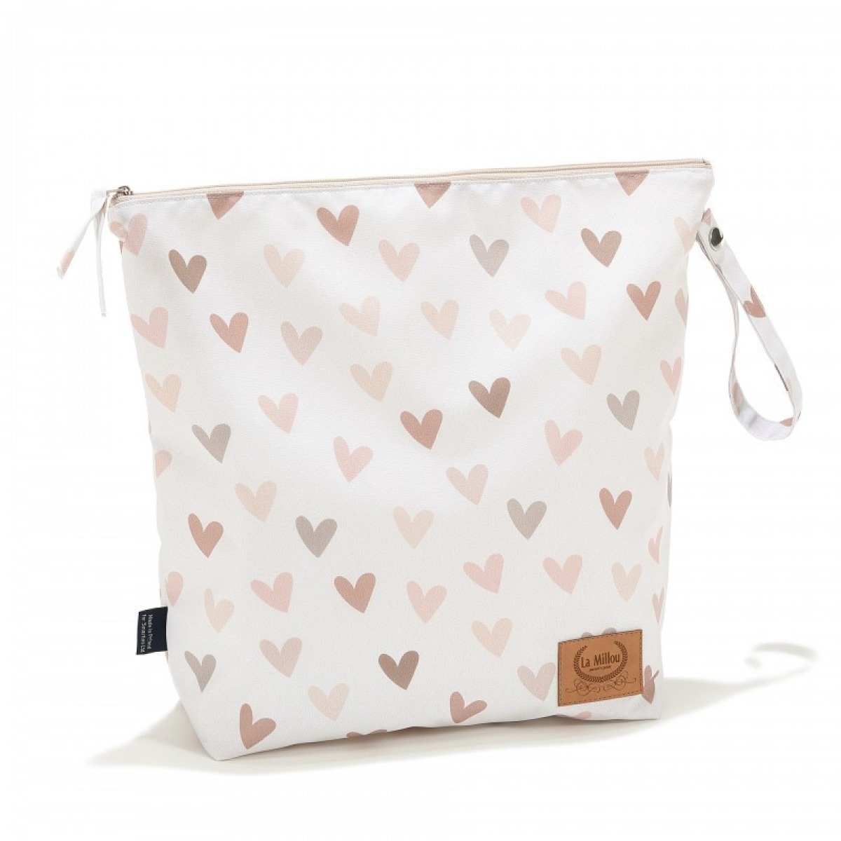 Ūdensnecaurlaidīga kosmētikas soma HEARTBEAT BEIGE